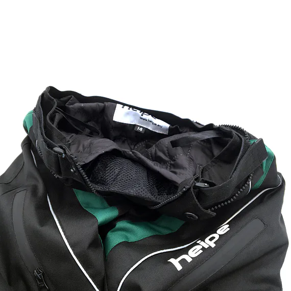 Dětské moto kalhoty HEIPE zelené