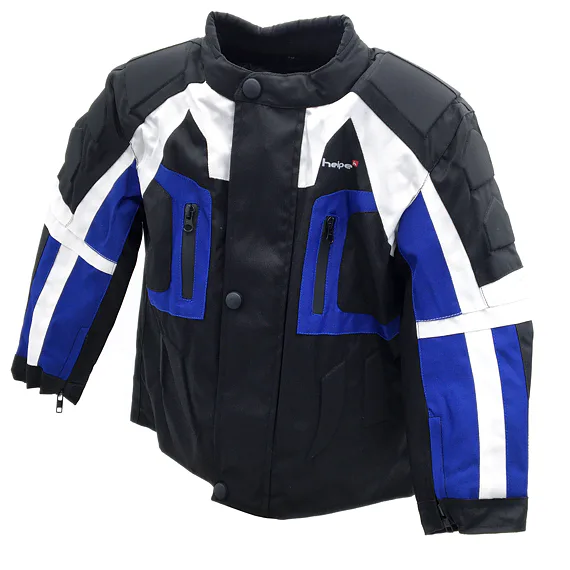 Dětská moto bunda HEIPE modrá