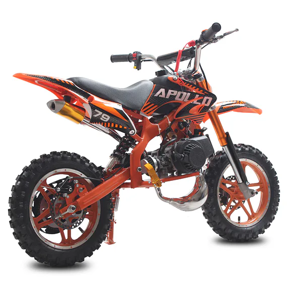 Minicross MiniRocket Apollo 49ccm E-start - Oranžová