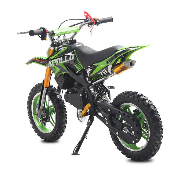 Minicross MiniRocket Apollo 49ccm E-start - Zelená