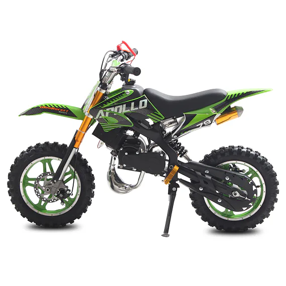 Minicross MiniRocket Apollo 49ccm E-start - Zelená