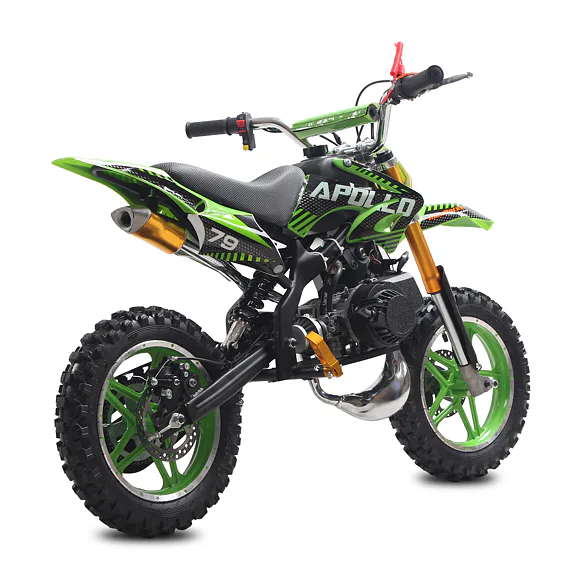 Minicross MiniRocket Apollo 49ccm E-start - Zelená