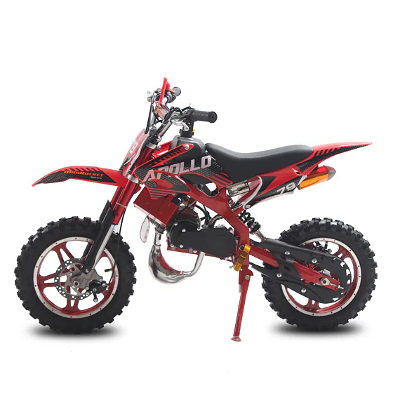Minicross MiniRocket Apollo 49ccm E-start - Červená