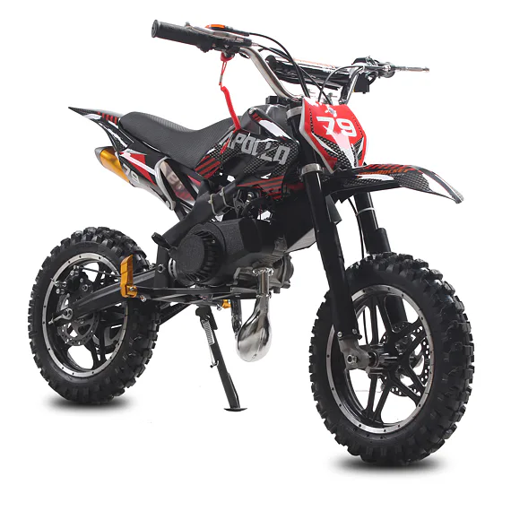 Minicross MiniRocket Apollo 49ccm E-start - Čierna