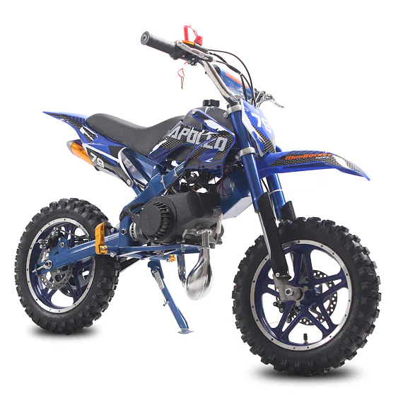 Minicross MiniRocket Apollo 49ccm E-start - Modrá