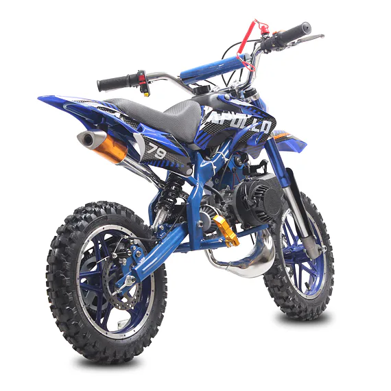 Minicross MiniRocket Apollo 49ccm E-start - Modrá