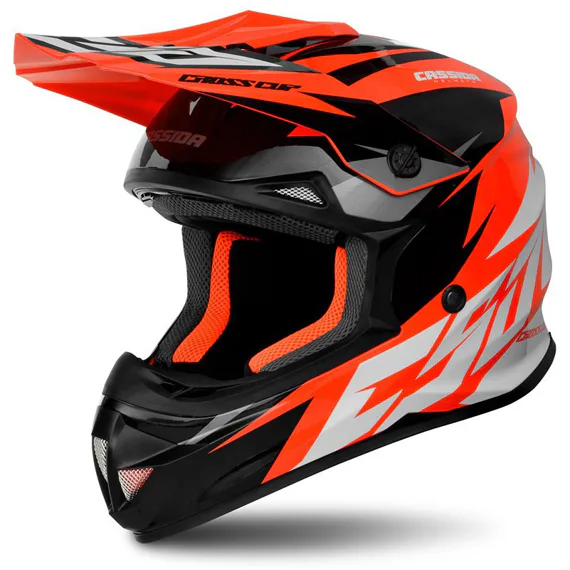 Dětská přilba CASSIDA Cross Cup Two Junior, oranžová