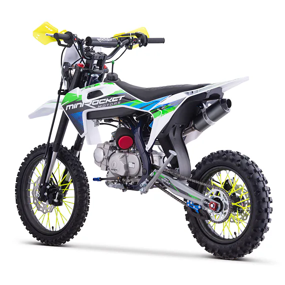 Pitbike MiniRocket DT125 17"/14" Enduro, modrý