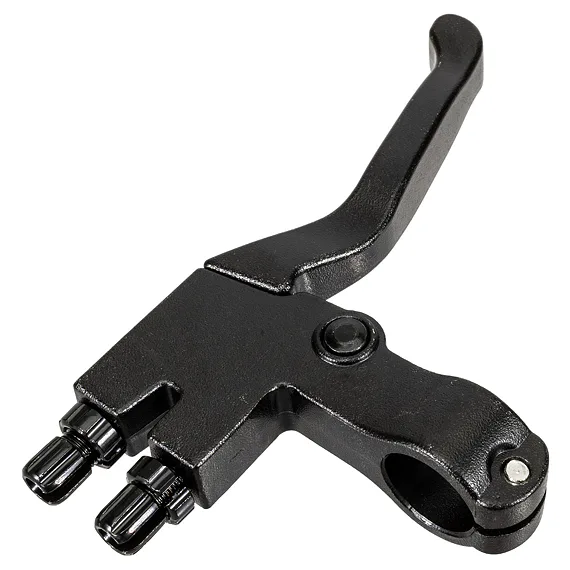 Páčka na dve brzdové lanká pre motobicykel Premium