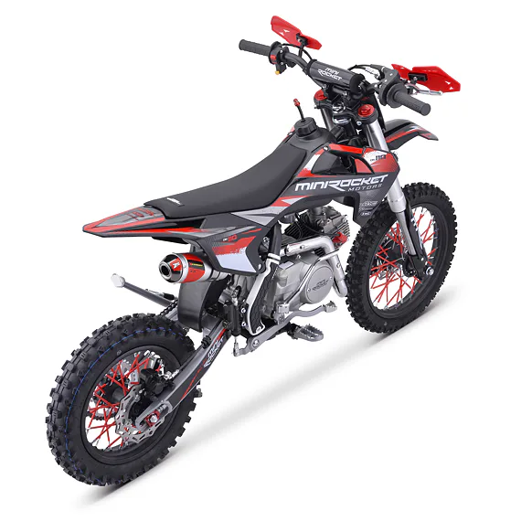 Pitbike MiniRocket DK110 Poloautomat, čierny