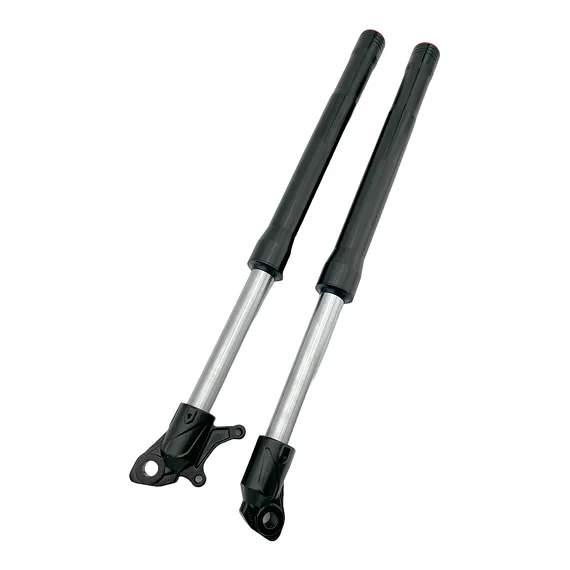 Predná hydraulická vidlica pre minicross, čierna