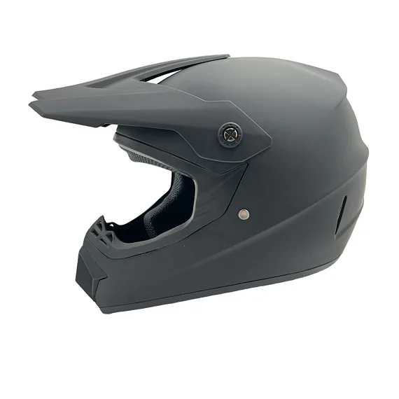 Detská motokrosová prilba Future Black Matt