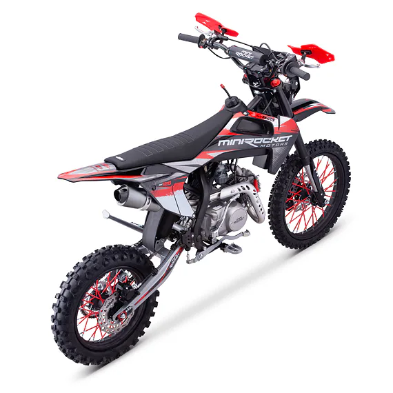 Pitbike MiniRocket DT125 17"/14" Enduro, čierny