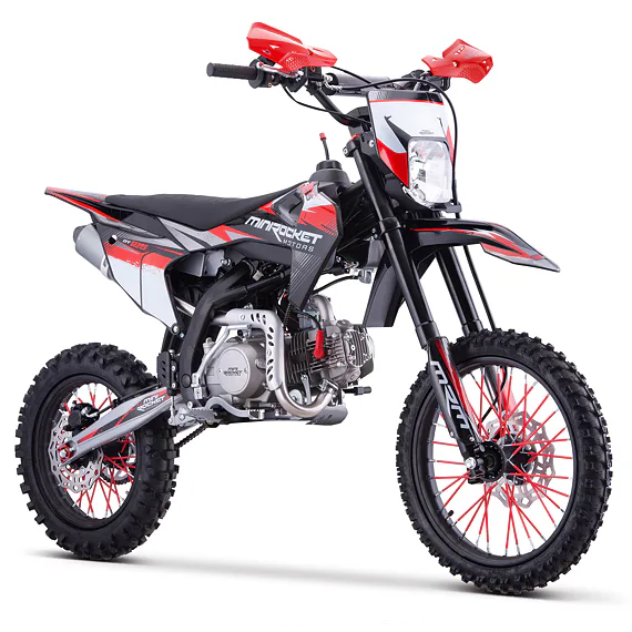 Pitbike MiniRocket DT125 17"/14" Enduro, čierny