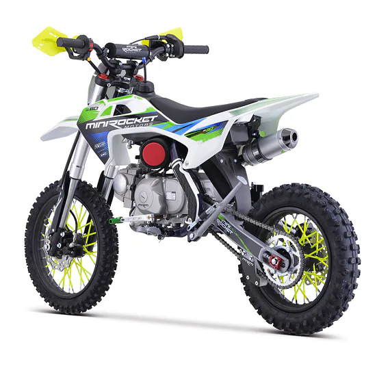 Pitbike MiniRocket DK110 Poloautomat, modrý