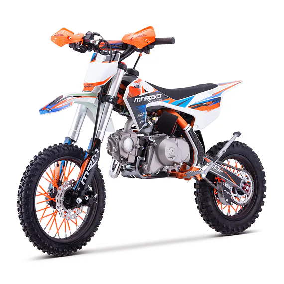 Pitbike MiniRocket DK125 14"/12" Manuál, oranžový
