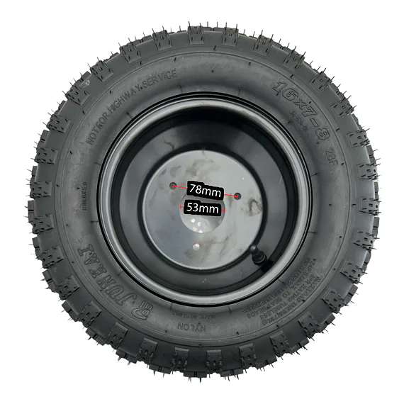 Kolo s diskem 16x8-7" JUNKAI