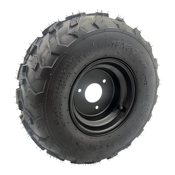 Pravé koleso s diskom 16x8-7" V-profil, oceľový ráfik s 3 otvormi