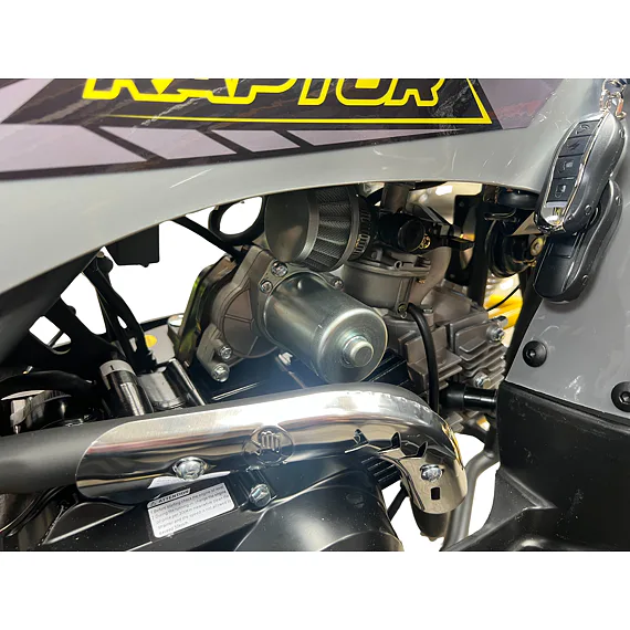 Dětská čtyřkolka MiniRaptor 110cc, šedá