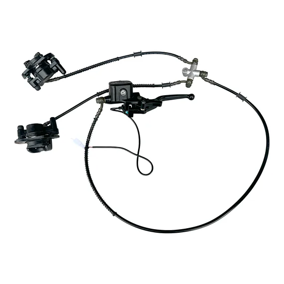 Zadná hydraulická brzda pre väčšie elektrické štvorkolky
