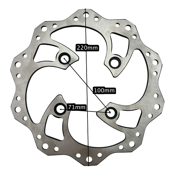 Přední brzdový kotouč 220mm