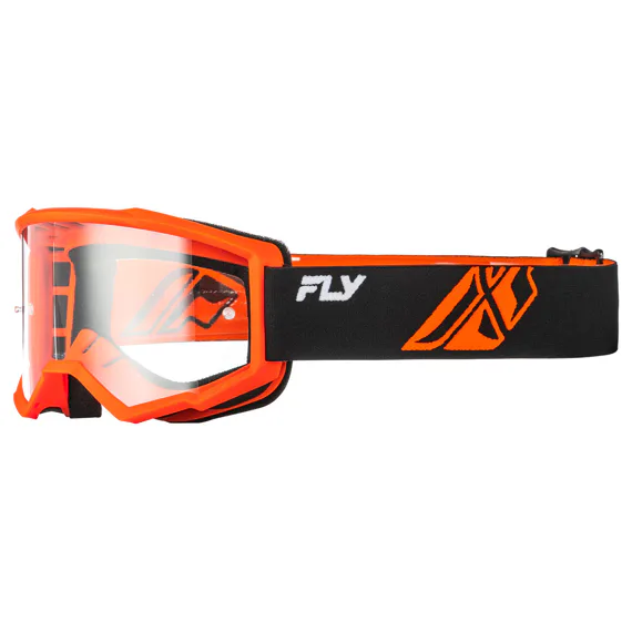 Okuliare FOCUS, FLY RACING - USA detské (čierna/oranžová)