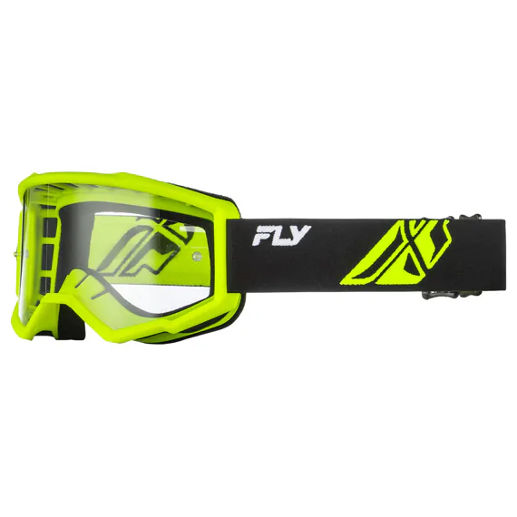 Brýle FOCUS, FLY RACING - USA dětské (černá/hi-vis)