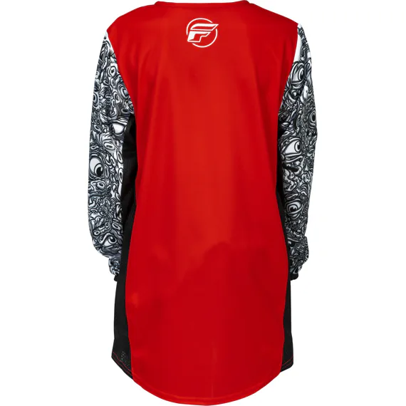 Dětský dres FLY RACING KINETIC MUTANT (červená/bílá/černá)