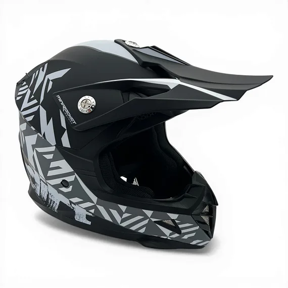 Dětská cross helma MiniRocket DIRT, Grey