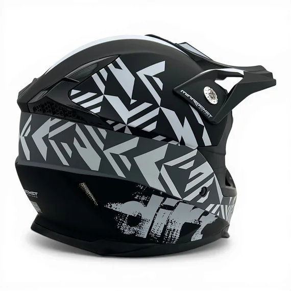 Dětská cross helma MiniRocket DIRT, Grey
