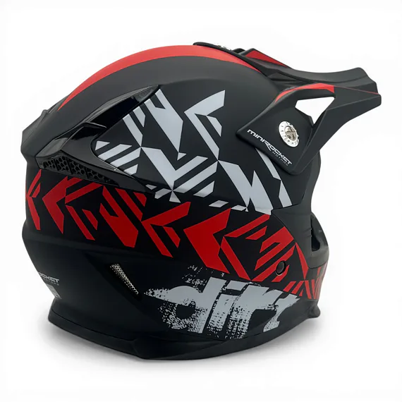 Dětská cross helma MiniRocket DIRT, Red