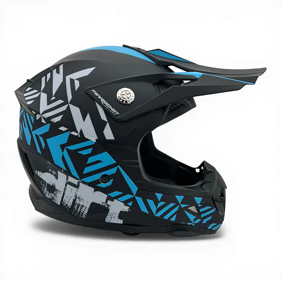 Dětská cross helma MiniRocket DIRT, Blue