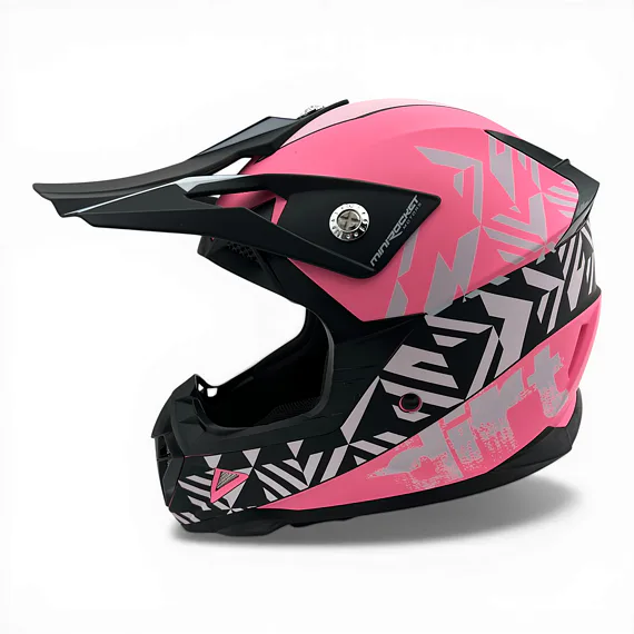 Dětská cross helma MiniRocket DIRT, Pink