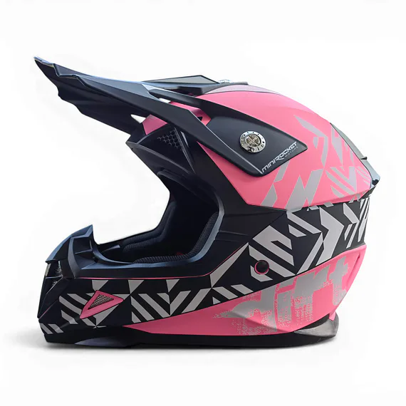 Dětská cross helma MiniRocket DIRT, Pink