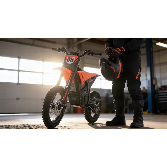 Elektrický pitbike MRM PitVolt 6000W 17"/14" červený