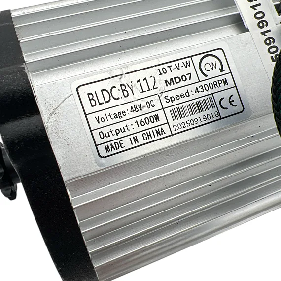 Elektromotor 1600W 48V (bezuhlíkový)