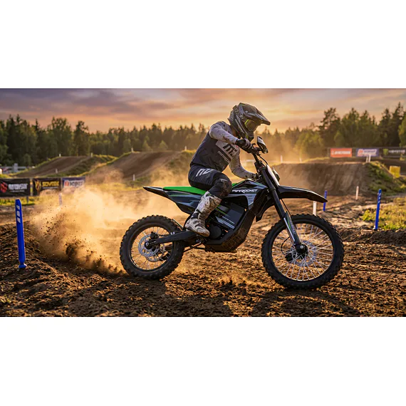 Elektrický pitbike MRM eBeast 8000W 19"/16" modrý