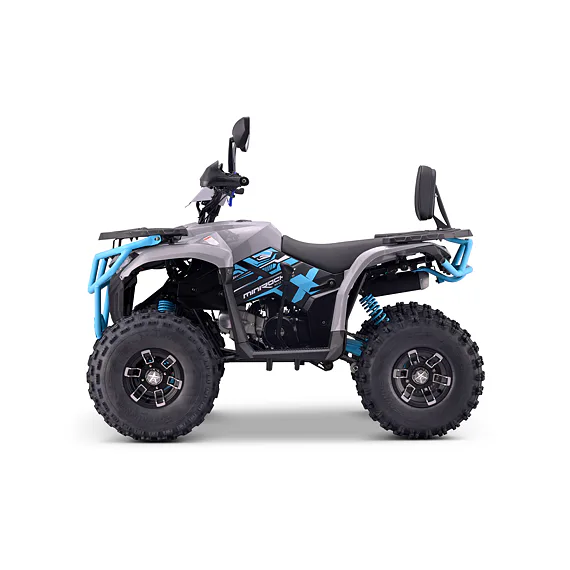 Čtyřkolka MiniRocket Troodon 3+1 Deluxe šedo-modrá