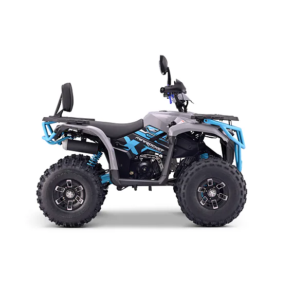 Štvorkolka MiniRocket Troodon 3+1 Deluxe sivo-modrá