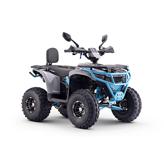 Štvorkolka MiniRocket Troodon 3+1 Deluxe sivo-modrá