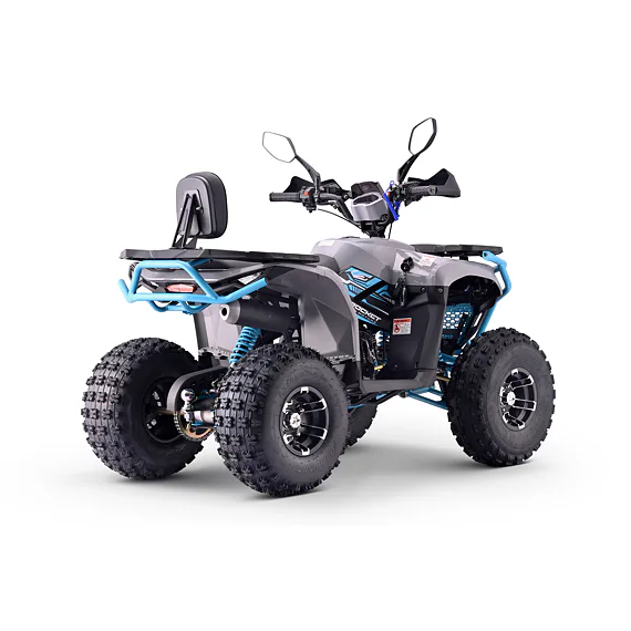 Čtyřkolka MiniRocket Troodon 3+1 Deluxe šedo-modrá