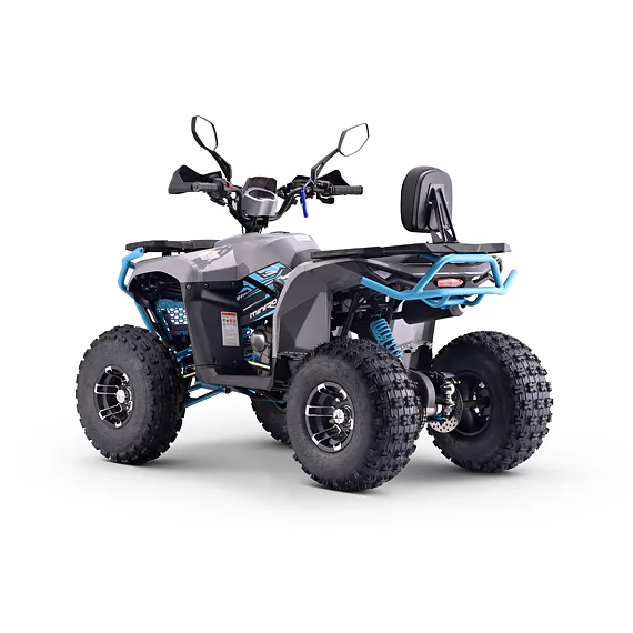 Čtyřkolka MiniRocket Troodon 3+1 Deluxe šedo-zelená