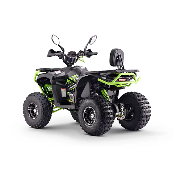 Štvorkolka MiniRocket Troodon 3+1 Deluxe čierno-zelená