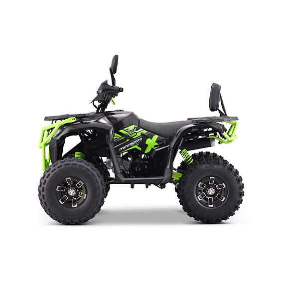 Čtyřkolka MiniRocket Troodon 3+1 Deluxe černo-zelená