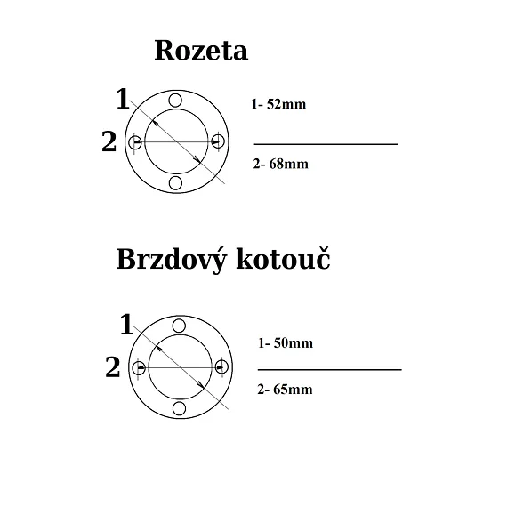 Zadní ráfek 14", stříbrný