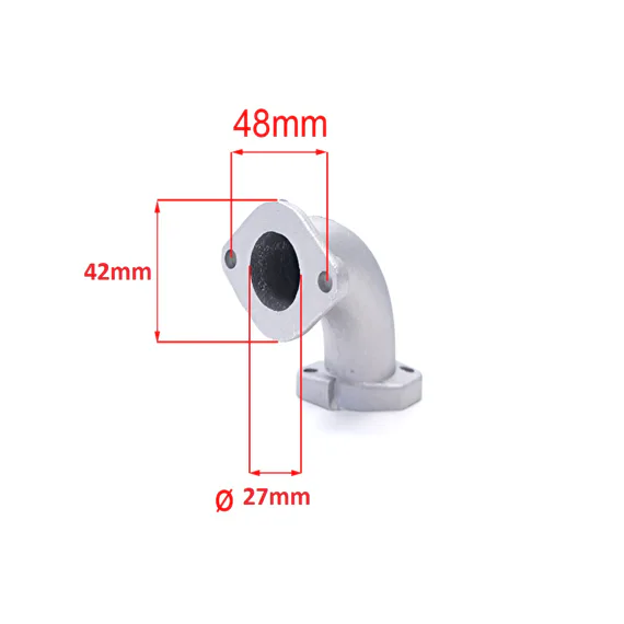 Koleno sání karburátoru Mikuni VM26 (30mm)