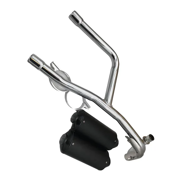 Výfuk pro pitbike s dvojitou koncovkou, 140R