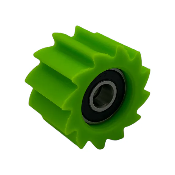 Ozubená kladka reťaze na pitbike, vnútorný priemer 8 mm, zelená