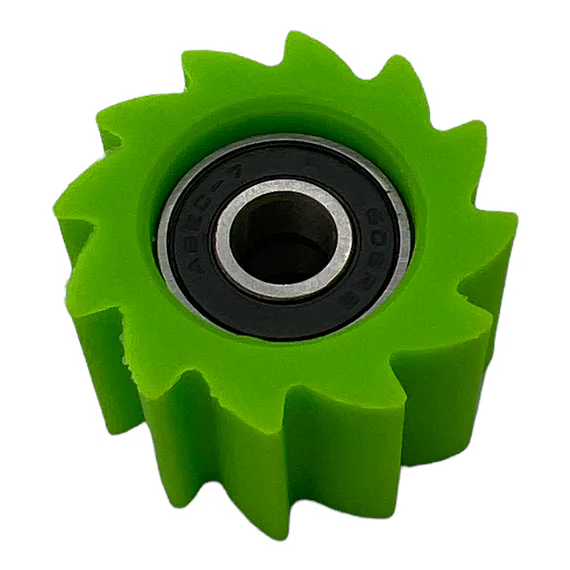 Ozubená kladka reťaze na pitbike, vnútorný priemer 8 mm, zelená