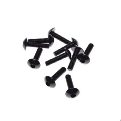 Súprava ALU skrutiek M5X20mm, čierna (10ks)